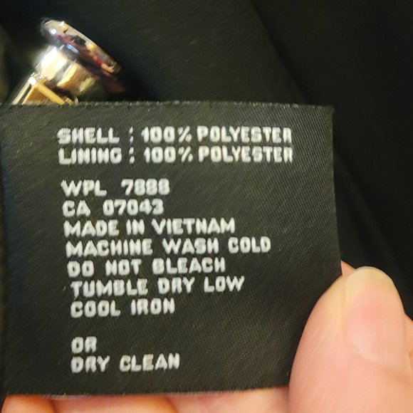 Anne Klein Black Coat - Picture 9 of 11